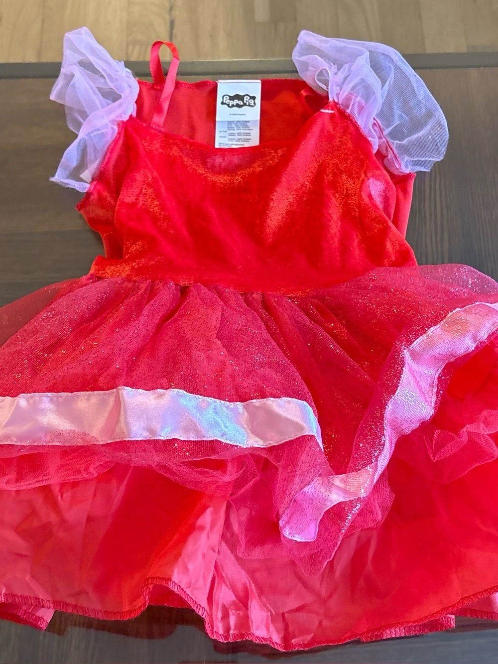 ~*~Peppa Pig Costume Dress Only Childs Size 2T